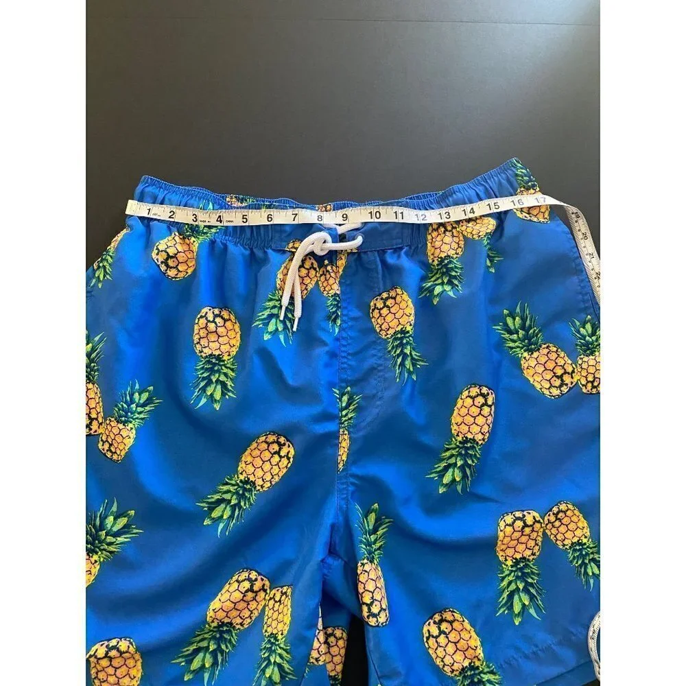 Simply Style by Sears Hawaiian Tropical Swimming Trunks, Size Large